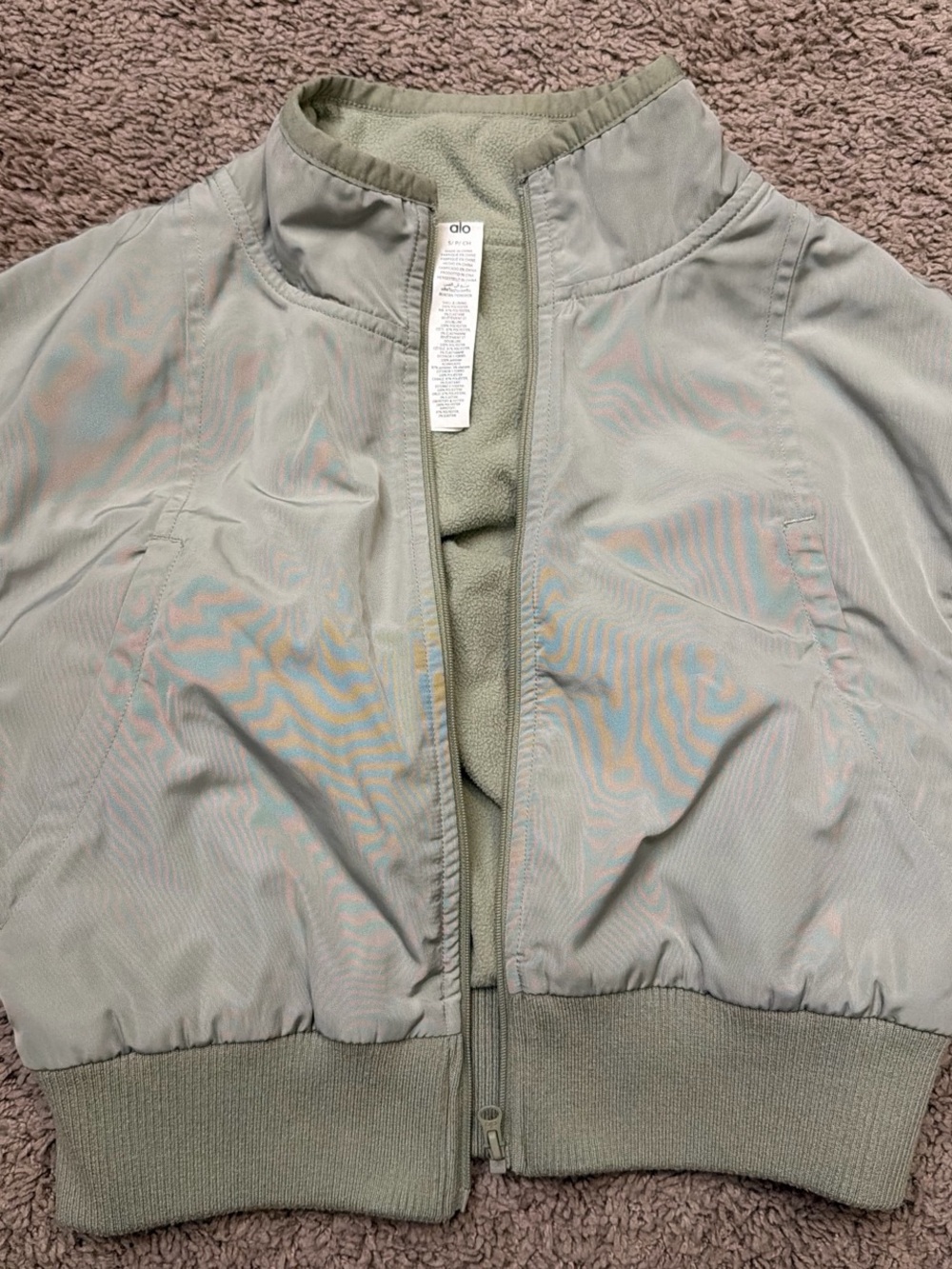 ALO Yoga Sage Lightweight Bomber Jacket